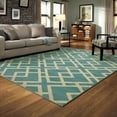 thumbnail image 3 of Oriental Weavers Ella 3685H Navy/Beige Geometric Rectangle Indoor Area Rug, 3 of 3