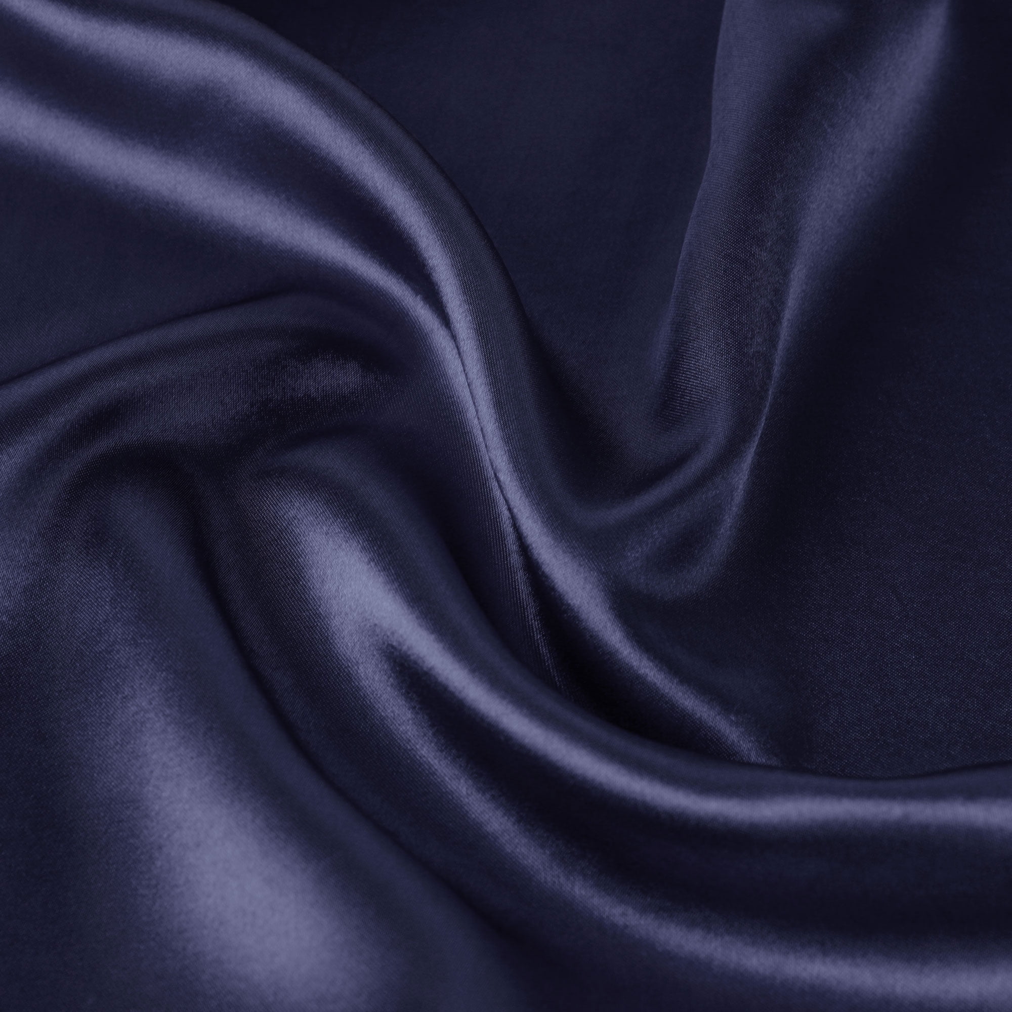 Unique Bargains Zipper Closure 1 PC Satin Body Pillowcases Navy 20"x54"