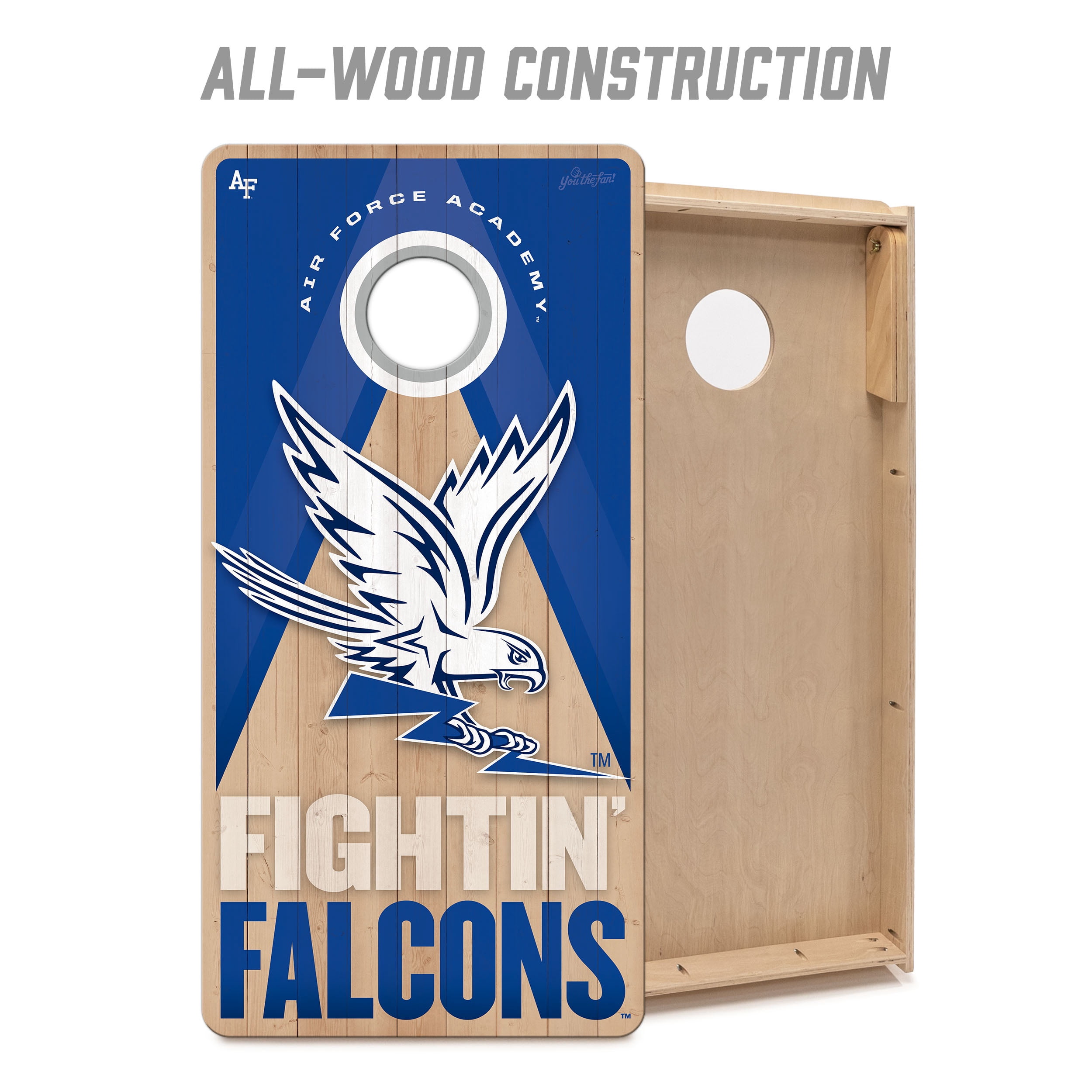 YouTheFan NCAA Air Force Academy 2X4 Slogan Series Cornhole NO BAGS