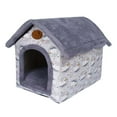 thumbnail image 3 of Casa para perros y gatos jinwen lavable calentamiento automático exteriores Gris S, 3 of 8