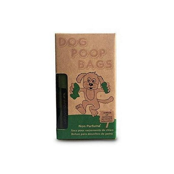 120 Strong Leak-Proof Dog Poop Bags, 9x13” Rolls, Pet Poopbags Easy-Tear