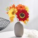 thumbnail image 1 of Uuiauoio Premium Artificial Fall Pumpkin Bouquet for Home Decor Thanksgiving Centerpiece Holiday Table Arrangement with Realistic Leaves and Stems, 1 of 6