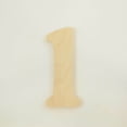 thumbnail image 1 of Package of 1, 14 Inch X 3/4" Thickness Baltic Birch Wood Letter l in The Goudy Heavy Font, Thick, Lower Case for Art & Craft Project, Made in USA, 1 of 4