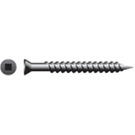 

6 x 1.62 in. Square Drive Trim Head Screws Phosphate Coated Box of 5 000