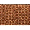 thumbnail image 1 of Ahgly Company Indoor Rectangle Abstract Orange Modern Area Rugs, 4' x 6', 1 of 4