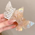 thumbnail image 5 of Pinza para el pelo de mariposa de Hada para mujer y niña, pinza para el pelo de cangrejo de acetato Retro francés, Clip de tiburón de princesa dulce, horquilla, accesorios para el cabello, 5 of 5