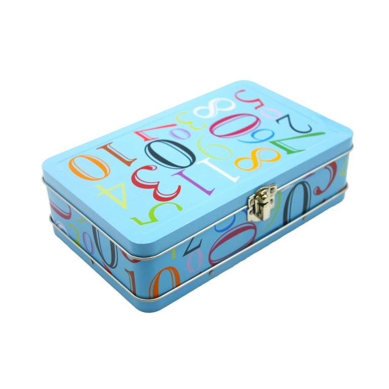 4563 Metal Pencil Box, Pencil Case Double Compartment for Kids Station —  Deodap