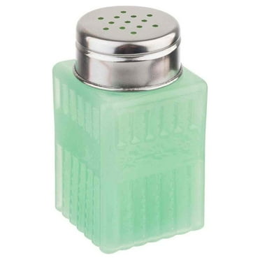 Jadeite Glass Collection (TM) Salt & Pepper Shaker with Metal Top, 2-Ounce (Includes (1) Shaker)
