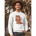 thumbnail image 2 of Pig In Tiger Costume Sweatshirt Men -Image by Shutterstock, Male Large, 2 of 4