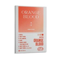 Orange Blood Enhypen Canvas Poster Wall Decorative Art Painting Living Room Bedroom Decoration Gift