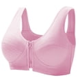 thumbnail image 2 of Women's Front Zipper Wireless Bra Vest Gathering Support, Post Surgery Sports Sleep Lingerie, Easy Closure Wide Strap Comfort Underwear No Underwire, 2 of 3