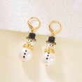 thumbnail image 2 of Yoyauz Women's Christmas Earrings Christmas Snowman Earrings - Christmas Holiday Pendant Earrings Great Christmas gifts, 2 of 5