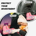 thumbnail image 4 of Xecao Sunset Truck Highway Pattern Car Seat Back Protector 2 Pack Large Capacity Pocket, Kick Mats Back Seat Protector, 4 of 8