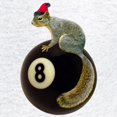 thumbnail image 3 of CafePress - Santa Squirrel 8 Ball Zip Hoodie - Zip Hoodie, Classic Hooded Sweatshirt with Metal Zipper, 3 of 4