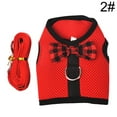 thumbnail image 2 of Rabbit Harness Leash Set Adjustable Breathable Mesh Bunny Vest Rabbit Leash, 2 of 10