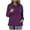 Purple, variant on hotojiny Womens Hoodie Shirts Fall Long Sleeve Drawstring Casual Pullover Shirts Lightweight Hooded Tops with Pocket