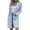 Sky Blue, variant on qolati Women's Long Cardigan Sweaters 2024 Fall Winter Clothes Chunky Knit Loose Open Front Cardigans Lightweight Long Sleeve Dressy Coats Outerwear with Pockets