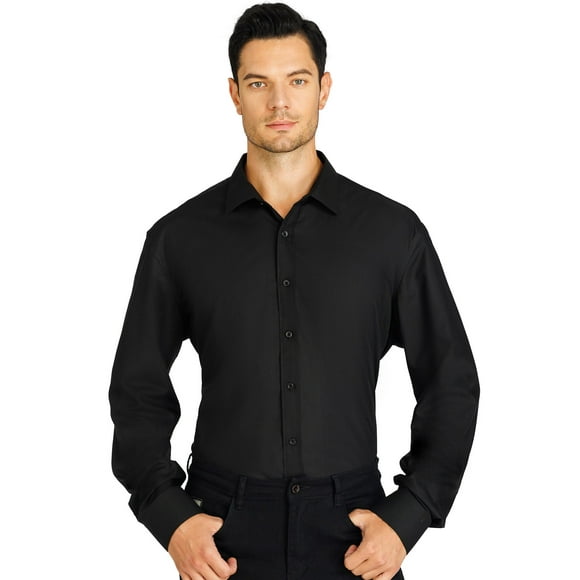 Men's Black Button Down Shirts