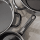 thumbnail image 4 of Bateria De Cocina de Aluminio Con Antiadherente 6 Piezas Negro Con Tapa De Vidrio, 4 of 5