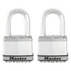 Master Lock 2" W x 1.5" L Stainless Steel Ball Bearing Locking Padlock 2 pk Keyed Alike