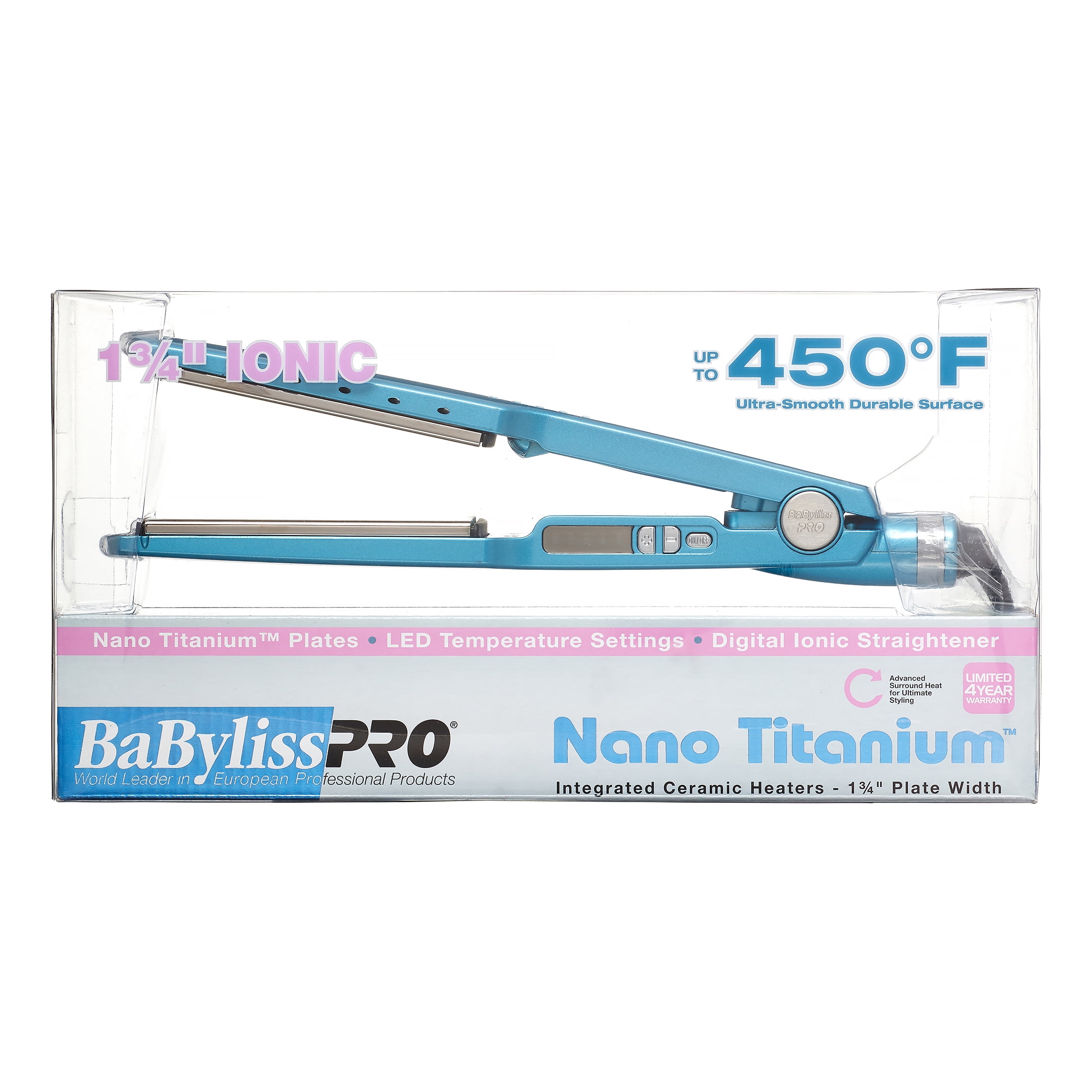 babyliss pro flat iron temperature settings