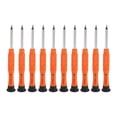 thumbnail image 1 of 10 Pcs T3 Torx Mini Tournevis 3mm Tête Torx Magnétique Longueur 87mm pour Petits Appareils Réparations, Orange, 1 of 7