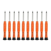 10pcs T3 Torx Mini Screwdriver 3mm Magnetic Torx Head 87mm Length for Small Appliances Repairs, Orange