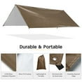 thumbnail image 3 of Yescom 10x10FT Camping Tent Tarp Hammock Rain Fly Waterproof Hiking Backpacking Shelter, 3 of 10