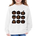 thumbnail image 4 of Mercatoo Kids Baby Halloween Sweatshirt Pumpkin Graphic Print Pullover for Boys Girls Crewneck Long Sleeve Tops, 4 of 6