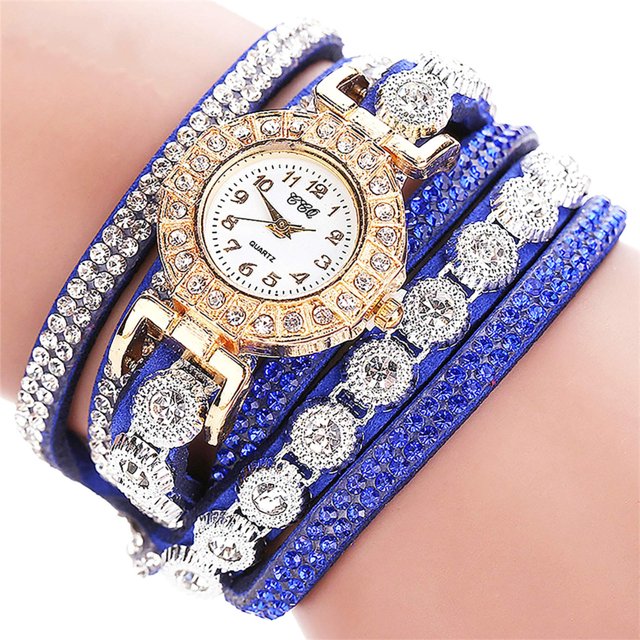 Clearance Sale! New Style- Small Watch With Diamond, Round Bracelet Watch, Student Fashion, Casual Women's Bracelet Watch (Buy 2 get 1 free)
