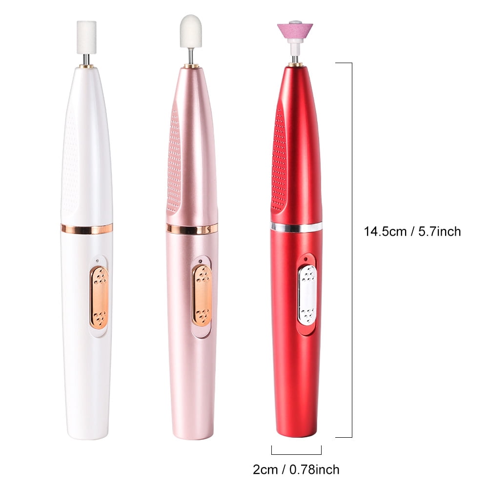 Electric Nail File, Professional Nail Drill for Acrylic Gel Dip Powder Nails Portable Nail Machine Kit Manicure Pedicure Tools Polishing Set with Nail Drill Bits