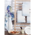 thumbnail image 2 of Blue Purple Floral Kitchen Dish Towels for Drying Dishes Set of 2, Ombre Butterflies Modern Art Spring Waffle Weave Microfiber Hand Tea Bathroom Towels Quick Dry & Absorbent Towel 15.7x23.6, 2 of 7