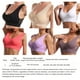 thumbnail image 3 of Qarigey Sujetador deportivo inalámbrico para mujer, chaleco para dormir, para correr, para correr, para verano, a prueba de golpes, transpirable Ropa interior Rojo Qarigey AP013078-04, 3 of 6