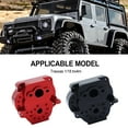 thumbnail image 2 of ZheElen RC GOFFLOW 1/18 Aluminum Alloy Wear And Crash Resistant Gear Box RC Upgrade Part Gear Box For Trx4m RC Car Part Red, 2 of 6