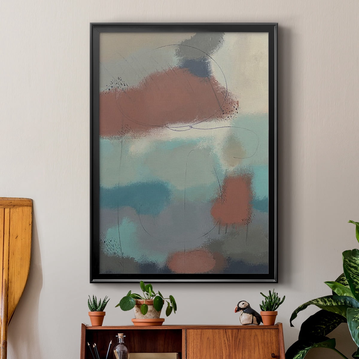 Floating By II Premium Framed Print, in Gold, Black, or Silver - Ready to Hang