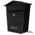 thumbnail image 1 of Serenelife Wall Mount Lockable Mailbox - Outdoor Galvanized Metal Key Large Capacity - Commercial Rural Home Decorative & Offi, 1 of 5