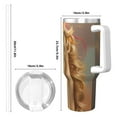 thumbnail image 4 of Pofeuu Rainbow White Horse Print 40oz Ice Bully With Handle And Straw Stainless Steel Vacuum Insulated Cup And 2 In 1 Straw Lid, 4 of 8