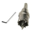 thumbnail image 1 of 14 50 mm Brocas de con punta de material acero inoxidable de agujero Herramientas de corte de metal 24 mm Cola Broca de orificio HSS, 1 of 8