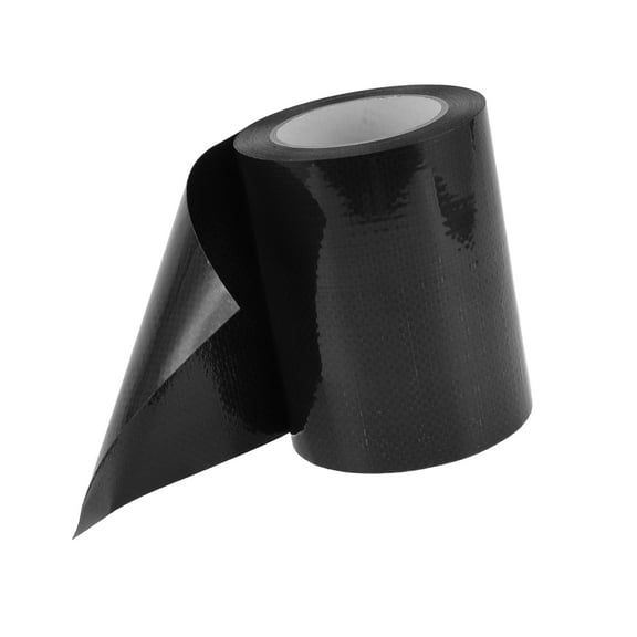 Unique Bargains 1 Roll Universal Underbelly Tape Waterproof 49.21ftx5.91" Flex Belly Tape Tear Repair Patch Black