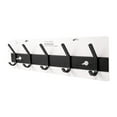 thumbnail image 5 of Mainstays 20.5 in 5-Hook Steel Hookboard, Matte Black, 5 of 7
