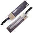 thumbnail image 4 of Humbee 10 Inch Serrated Offset Bread Knife, Premium Stainless Steel Blade with Wave Edge, Full Tang Handle, Razor Sharp for Bread, Durable Professional Kitchen Knife, Black, 4 of 6
