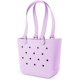 thumbnail image 2 of Large Beach Bag | Waterproof Rubber Tote with Zipper Pocket for Travel, Pool, Boat, Groceries, Sports | Getaway Bag Collection | Almond Birch, 2 of 5