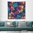 JINGDS Luminous Flowers 480 Tapestry, Funny Tapestry Wall Hanging