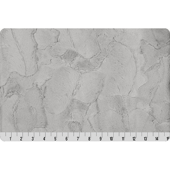 Minky Luxe Cuddle® Hide Silver (1yard)