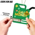 thumbnail image 5 of Gas Money Ornament Holds Cash, Funny Wooden Gas Can Ornament Money Holder, Small Can Fuel Gift Cards, Money Holder for Christmas Tree Decoration,Holiday Gag Gift Decoration 2Pack, 5 of 9
