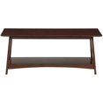 thumbnail image 4 of Convenience Concepts Alpine Coffee Table with Bottom Shelf and Easy Two-Step Assembly, Espresso, 4 of 7