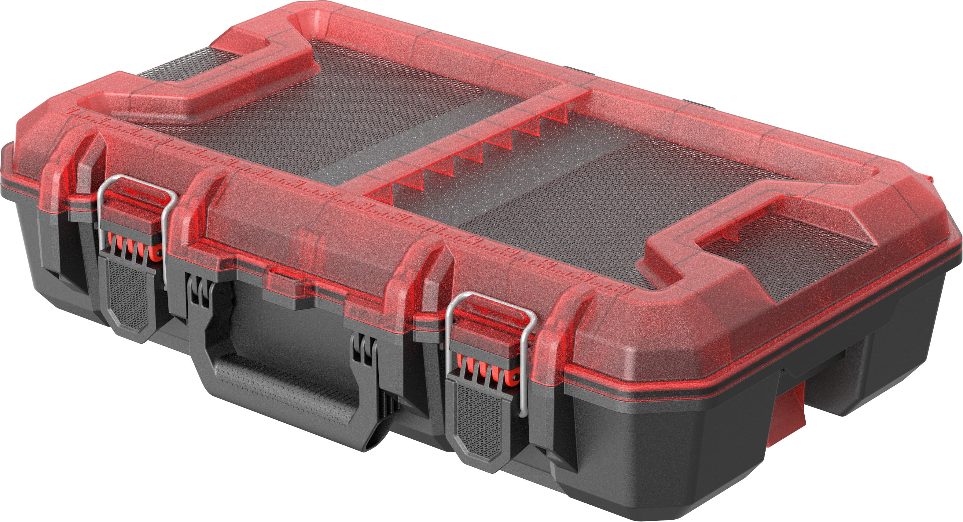 イナウトStack BOX Higt + Stack BOX Cover 380 Hyper Tough Hyper Stack Interlocking Storage Crate, Black