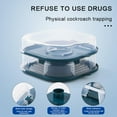 thumbnail image 3 of Efficient Cockroach Trap Double Layer Roach Killing Bait Box, Small Roach Bait Station,Reusable for Outdoor Indoor Home, 3 of 7