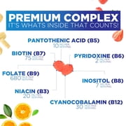 Vitamin B Complex Gummies - Extra Strength Super B Vitamin Gummy with Vitamin C, Immune Support for Men & Women - Energy and Brain Support Supplements with Folic Acid, Niacin, B6, B12 - 120 Gummies