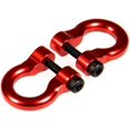 thumbnail image 3 of High-Quality Red Aluminum D-Ring Tow Shackle 4PCS 1:10 RC Crawler Car Traxxas TRX-4, 3 of 6